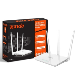শীতকালীন অফার_Tenda F3_Antenna WiFi Router_Wireless 300Mbps