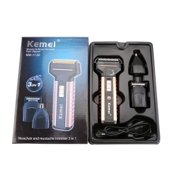 Kemei KM1120 Shaver & Nose Trimmer3 In 1C: 0170!