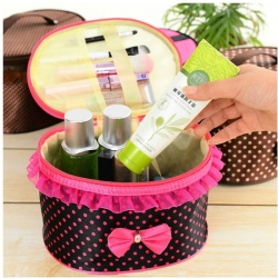 Bow Storage BagCosmetics OrganizerC: 0171!