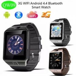 QW09 Full Android Wifi 3G Smart Mobile Watch Sim + Gear