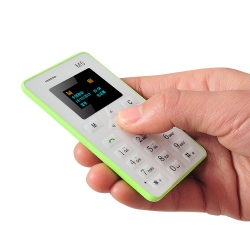AIEK M5 Mini credit card Size Mobile Phone