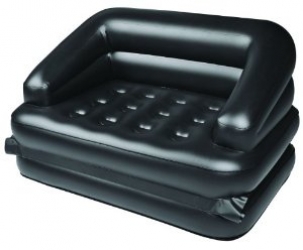 5 in 1 Inflatable Double Air Bed Sofa cum Chair