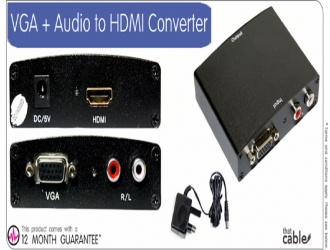 VGA & Audio to HDMI Converter 