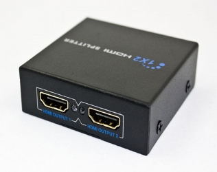 HDMI  spilitter 1 In 2 Out With Powered Signal 1 In 2 Out With Powered Signal 