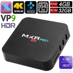 MXRPro 4GB/32GB Android 7.1.1 4K Tv Box HDR VP9 KODI 17.6 USB3.0 WiFi LAN HDMI