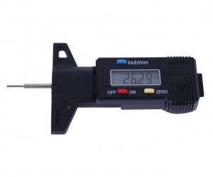 Digital Tire Tread Depth Gauge 025.4mmBlack