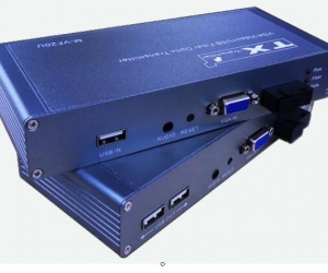 VGA+USB(KVM) Fiber Optic Extender UPTO 20KM