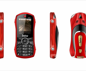 5Star X10 Car Phone Dual Sim Camera Red