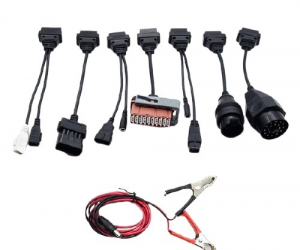 Full Set 8 Pcs Car OBD2 Cables 8Pcs Truck Cables for Vd Tcs Cdp Pro Plus MVD Auto Cables for Delphis Vd Ds150E Cdp