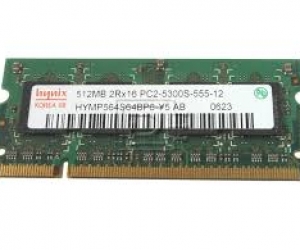 Hynix 512MB DDR2 RAM PC25300 Laptop SODIMM 