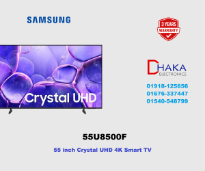 Samsung 55 inch U8500F Crystal UHD 4K Smart TV Official