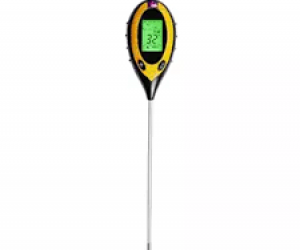 4 in 1 Digital Garden Plant Flower Sunlight Moisture Temp PH Tester Meter Soil Survey Instrument Analyzer Tools AMT300