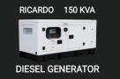 150 KVA  Ricardo Diesel Generator Price in Bangladesh 2023