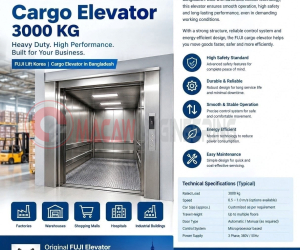 FUJI Lift Korea 3000 KG | Cargo Elevator in Bangladesh