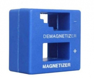 Blue Magnetizer Demagnetizer Tool For Screwdriver Tips Screw Bits Magnetic Pick Up Tool Blue