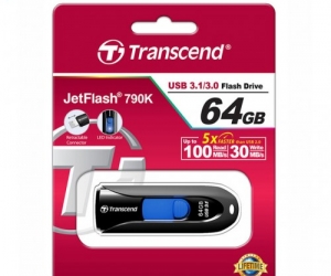 Transcend TS64GJK790K 64GB 790 USB 3.1 Pen Drive