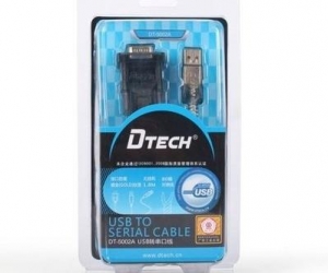 DTECH USB to RS232 DB9 Serial Adapter Converter Cable 6ft Windows 10 8 7 Mac