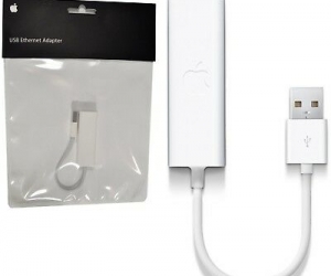 New Genuine Apple MC704ZM/A USB Ethernet Adapter Original