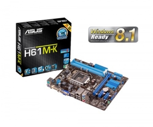 Asus H61MK DDR3 3rd Gen.LGA1155 Socket Mainboard (VGA)