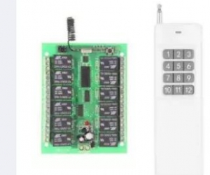 433MHZ DC9V 8Channel Wireless Remote Control For Smart HomeWhite