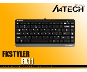 A4tech FK11 USB Mini Keyboard With Bangla Black