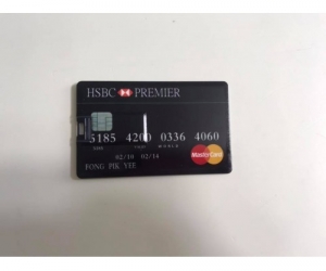 64GB HSBC Visa Card Shape Pendrive USB 