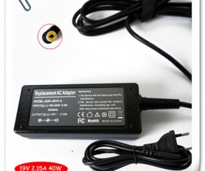 Replacment 19V 2.15A Mini Charger AC Adapter Cord For Acer Aspire One 521 533 751 Series 40W