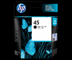 HP 45 Black Original Ink Cartridge (51645AA)