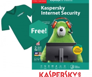 Kaspersky Internet Security 1User 1 year Genuine License Antivirus  