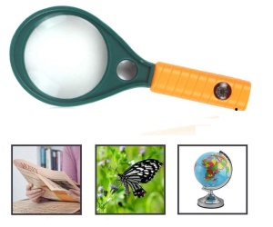 MG89077 Magnifier Glass 3X Zoom With Compass