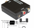 Digital-to-Analog-Audio-Converter---Optical-SPDIF-Toslink-Coaxial-to-RCA-LR-Adapter-with-35mm-Jack-24-bit-192kHz-DAC-Supports-Simultaneous-Headphone-and-Speaker-Outputs