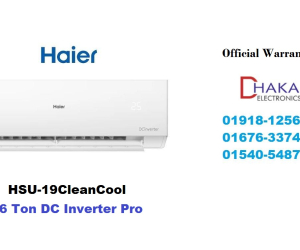 Haier 1.6 Ton DC Inverter Pro Split AC HSU19CleanCool