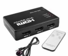 HDMI-3-in-1-Out-with-Remote-Control---Black