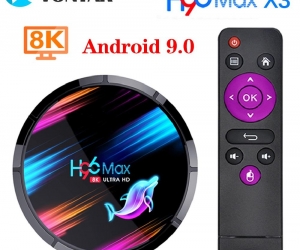 H96 Max X3 8K Smart TV Box 4GB RAM 128GB ROM