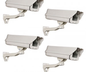 Outdoor Weatherproof Heavy Duty Aluminum CCTV Security Surveillance Camera Housing Mount