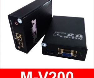 audiovideo VGA extender transmit 200 meters by Cat5e/6