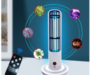 UVC ultraviolet sterilization lamp UV disinfection night light timer high ozone germicidal lighting remote Control