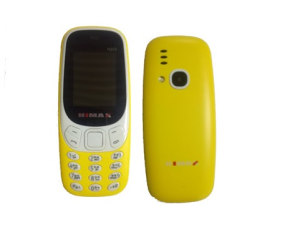 Himax H203 Button Phone Dual Sim Yellow