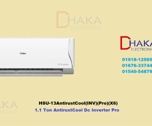 Haier 1.1 Ton DC Inverter Pro Split AC HSU13AntirustCool Official