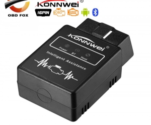 konnwei kw912 elm327 bluetooth code reader scannerBlack