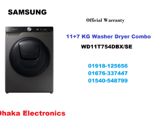Samsung WD11T754DBX Washer Dryer Combo 11+7 KG