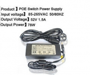 DC 52V 1.5A Power Supply Adapter