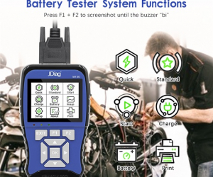 MotorBike Scanner JDiag M100 Motorcycle Diagnostic Tool for kawasaki yamaha suzuki etc Motorbike Scanner Motor Scan Battery Tester