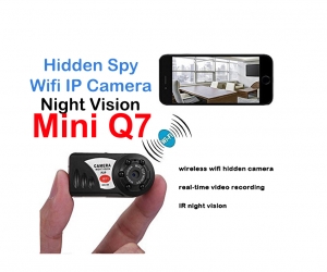 IP Camera Night Vision Mini Q7 P2P Wifi Camera
