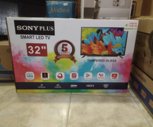 SONY PLUS 32 inch DOUBLE GLASS SMART ANDROID TV 2/16 GB