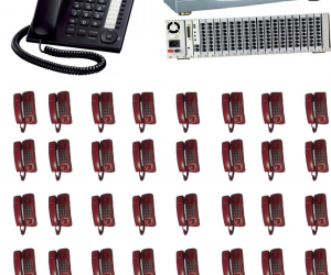 PABX System 40 Line 40 Telephone Set Full Package