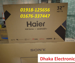 Haier 32 inch H32K66GH  Google Android Frameless Smart TV