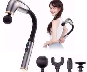 U Shaped Deep Massage Gun Extension Handle Body Massager