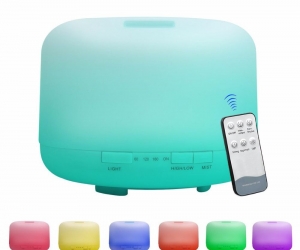 300ml Aroma diffuser home ultrasonic humidifier colorful remote control aroma lamp