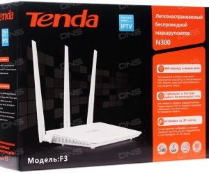 Tenda F3 300mbps 3 Antennas Router